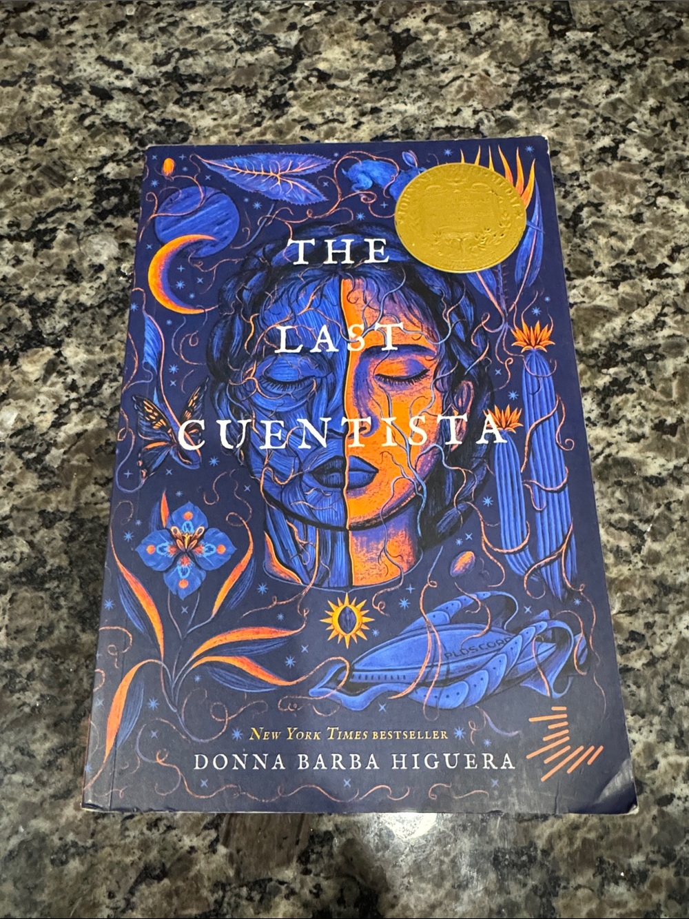 The Last Cuentista Paperbacks Blue & Orange John Newbery Medal Book